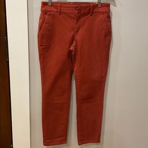 Loft Roll Cuff Girlfriend Chinos